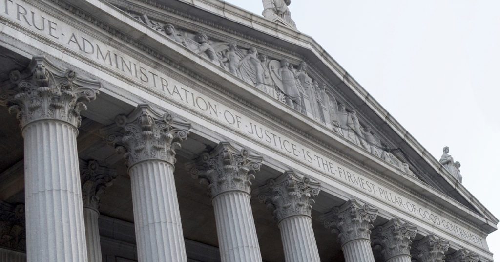 Exterior of Supreme Court building